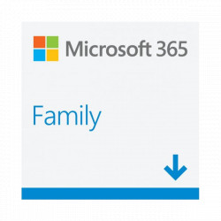 Microsoft Office 365 Famille | jusqu’à 6 utilisateurs | 1 an | téléchargement